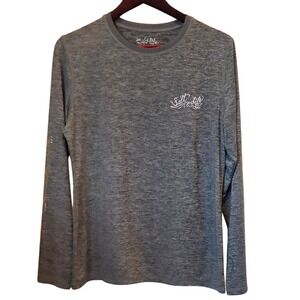 Salt Life Long Sleeve Shirt Gray Heathered Graphic Pineapples SLX XL